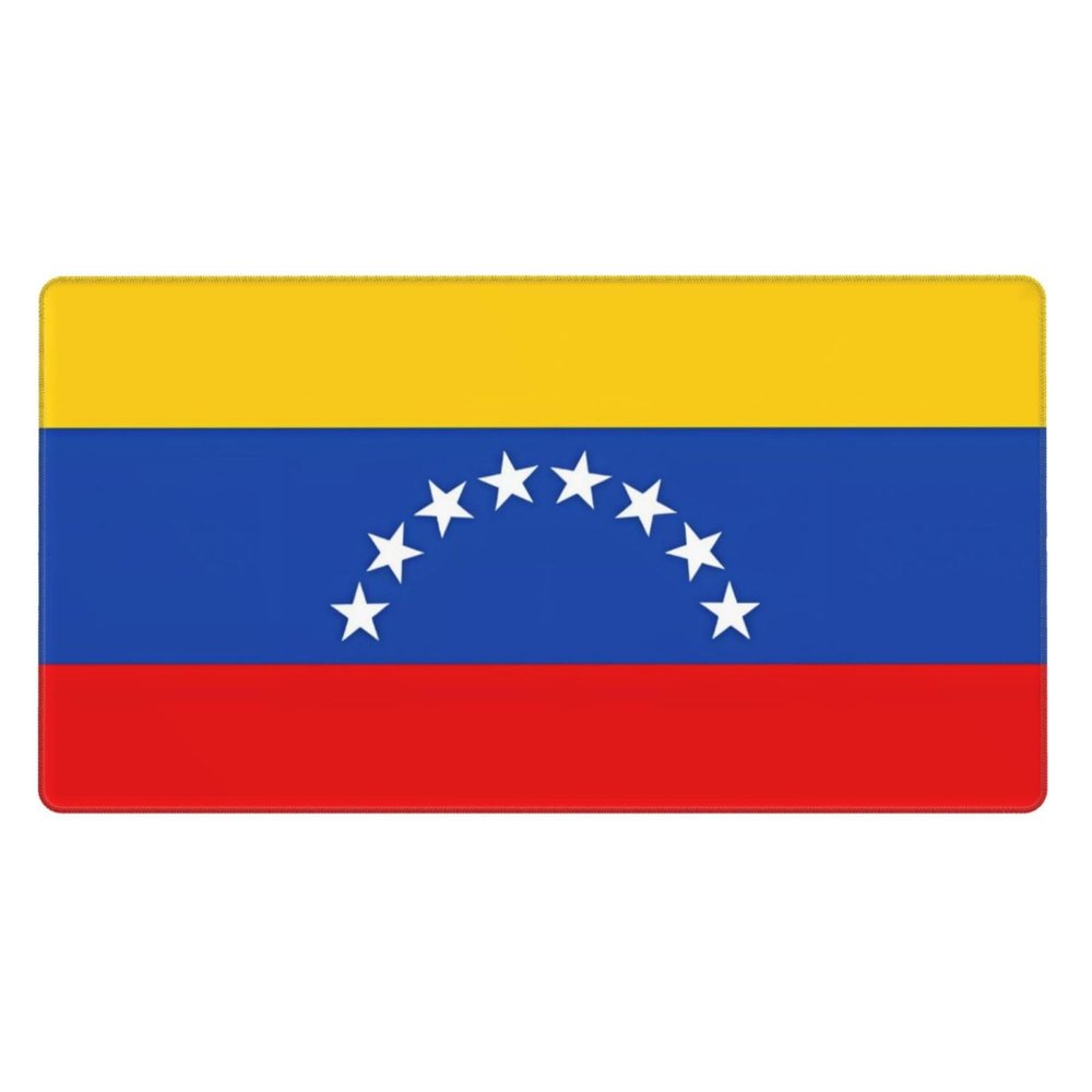 YYHWHJDE Flag of Venezuela Pattern Large Office Gaming Mouse pad 16 x 29.5 in : Strong Adhesion and Durability Precision Edge Locking