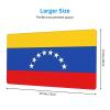 YYHWHJDE Flag of Venezuela Pattern Large Office Gaming Mouse pad 16 x 29.5 in : Strong Adhesion and Durability Precision Edge Locking view 2