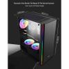 ARrase Mid-Tower Gaming Case,Desktop Computer Case,8x120mm Case Fan,I/O Panel USB3.0/USB2.0,Supports ATX,Micro-ATX, Mini-ITX (Color : Style 3), 18648 view 4