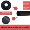 Braided Split Wire Loom Black Wire Cover Protective Harness Tubing Cable Management Self Wrap Cord Sleeve Mesh Woven 1/2"-24ft view 4