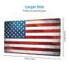 YYHWHJDE Vintage American USA Flag Pattern Large Office Gaming Mouse pad 16 x 29.5 in : Strong Adhesion and Durability Precision Edge Locking view 2