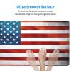YYHWHJDE Vintage American USA Flag Pattern Large Office Gaming Mouse pad 16 x 29.5 in : Strong Adhesion and Durability Precision Edge Locking view 4