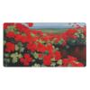 YYHWHJDE Red Geranium Potted Plant Pattern Large Office Gaming Mouse pad 16 x 29.5 in : Strong Adhesion and Durability Precision Edge Locking view 1