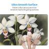 YYHWHJDE White Bell Orchid Pattern Large Office Gaming Mouse pad 16 x 29.5 in : Strong Adhesion and Durability Precision Edge Locking view 4