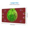 YYHWHJDE Big Eye Watermelon Pattern Large Office Gaming Mouse pad 16 x 29.5 in : Strong Adhesion and Durability Precision Edge Locking view 2