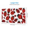 YYHWHJDE Ladybugs Pattern Infinite Speckled Pattern Large Office Gaming Mouse pad 16 x 29.5 in : Strong Adhesion and Durability Precision Edge Locking view 2