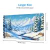 YYHWHJDE Winter Landscape Picture Large Office Gaming Mouse pad 16 x 29.5 in : Strong Adhesion and Durability Precision Edge Locking view 2