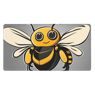YYHWHJDE Cute Yellow bee Pattern Large Office Gaming Mouse pad 16 x 29.5 in : Strong Adhesion and Durability Precision Edge Locking