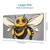 YYHWHJDE Cute Yellow bee Pattern Large Office Gaming Mouse pad 16 x 29.5 in : Strong Adhesion and Durability Precision Edge Locking view 2