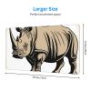 YYHWHJDE Animal Rhino Pattern Large Office Gaming Mouse pad 16 x 29.5 in : Strong Adhesion and Durability Precision Edge Locking view 2