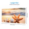 YYHWHJDE Beach Seashell Starfish Pattern Large Office Gaming Mouse pad 16 x 29.5 in : Strong Adhesion and Durability Precision Edge Locking view 2