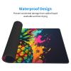 YYHWHJDE Colored Pineapple Picture Large Office Gaming Mouse pad 16 x 29.5 in : Strong Adhesion and Durability Precision Edge Locking view 3