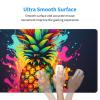 YYHWHJDE Colored Pineapple Picture Large Office Gaming Mouse pad 16 x 29.5 in : Strong Adhesion and Durability Precision Edge Locking view 4