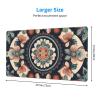 YYHWHJDE Vintage Mandala Flowers Pattern Large Office Gaming Mouse pad 16 x 29.5 in : Strong Adhesion and Durability Precision Edge Locking view 2