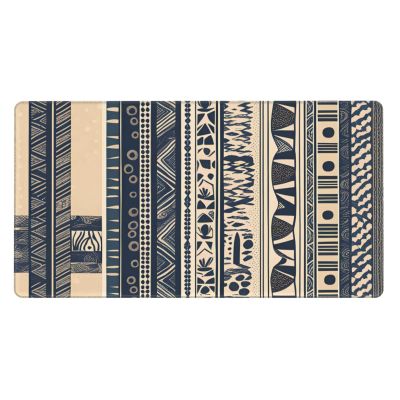 YYHWHJDE African Peoples Illustration Pattern Large Office Gaming Mouse pad 16 x 29.5 in : Strong Adhesion and Durability Precision Edge Locking