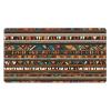YYHWHJDE African Tribal Ethnic Texture Pattern Large Office Gaming Mouse pad 16 x 29.5 in : Strong Adhesion and Durability Precision Edge Locking view 1