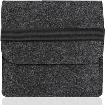 6 inch Sleeve Fits Kindle E-Reader, Protective Felt Cover Case Pouch Bag Fit with All-New Kindle 2022/Kindle 10th Gen 2019/Kindle Paperwhite 1/2/3/4/Kindle Voyage/Kindle(8th Gen, 2016) Black