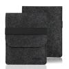 6 inch Sleeve Fits Kindle E-Reader, Protective Felt Cover Case Pouch Bag Fit with All-New Kindle 2022/Kindle 10th Gen 2019/Kindle Paperwhite 1/2/3/4/Kindle Voyage/Kindle(8th Gen, 2016) Black view 2