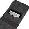 6 inch Sleeve Fits Kindle E-Reader, Protective Felt Cover Case Pouch Bag Fit with All-New Kindle 2022/Kindle 10th Gen 2019/Kindle Paperwhite 1/2/3/4/Kindle Voyage/Kindle(8th Gen, 2016) Black view 4