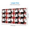 YYHWHJDE Buffalo Plaid Deer Pattern Large Office Gaming Mouse pad 16 x 29.5 in : Strong Adhesion and Durability Precision Edge Locking view 2