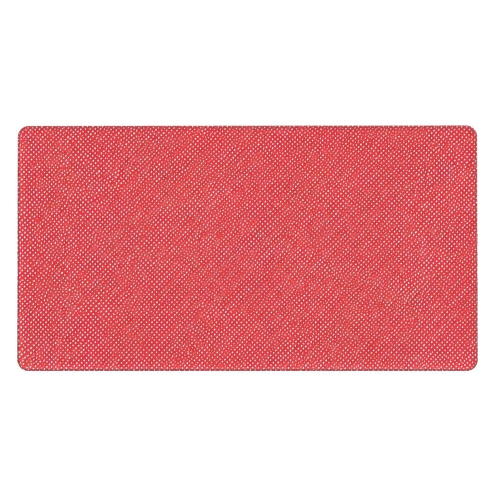 YYHWHJDE Red and White Polka Dots Pattern Large Office Gaming Mouse pad 16 x 29.5 in : Strong Adhesion and Durability Precision Edge Locking
