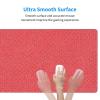 YYHWHJDE Red and White Polka Dots Pattern Large Office Gaming Mouse pad 16 x 29.5 in : Strong Adhesion and Durability Precision Edge Locking view 4