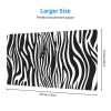 YYHWHJDE Black and White Zebra Stripes Pattern Large Office Gaming Mouse pad 16 x 29.5 in : Strong Adhesion and Durability Precision Edge Locking view 2