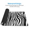 YYHWHJDE Black and White Zebra Stripes Pattern Large Office Gaming Mouse pad 16 x 29.5 in : Strong Adhesion and Durability Precision Edge Locking view 3
