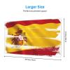 YYHWHJDE Spain Flag Pattern Large Office Gaming Mouse pad 16 x 29.5 in : Strong Adhesion and Durability Precision Edge Locking view 2