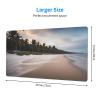 YYHWHJDE Morning Beach by The Seaside Pattern Large Office Gaming Mouse pad 16 x 29.5 in : Strong Adhesion and Durability Precision Edge Locking view 2