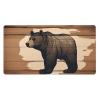 YYHWHJDE Cartoon Black Bear Pattern Large Office Gaming Mouse pad 16 x 29.5 in : Strong Adhesion and Durability Precision Edge Locking view 1