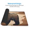 YYHWHJDE Cartoon Black Bear Pattern Large Office Gaming Mouse pad 16 x 29.5 in : Strong Adhesion and Durability Precision Edge Locking view 3