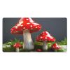 YYHWHJDE Red Mushrooms Picture Large Office Gaming Mouse pad 16 x 29.5 in : Strong Adhesion and Durability Precision Edge Locking view 1