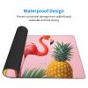 YYHWHJDE Flamingo and Pineapple pattern Large office gaming mouse pad 16 x 29.5 in : Strong adhesion and durability Precision edge locking view 3