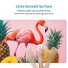 YYHWHJDE Flamingo and Pineapple pattern Large office gaming mouse pad 16 x 29.5 in : Strong adhesion and durability Precision edge locking view 4