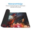 HYTTER Hummingbird Pattern Extra Large Rubber Mouse pad 16 x 29.5 in : Strong Adhesion and Durability Precision Edge Locking, Black view 3