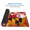 YYHWHJDE Vintage Wooden Maryland Flag Pattern Large Office Gaming Mouse pad 16 x 29.5 in : Strong Adhesion and Durability Precision Edge Locking view 3