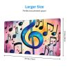 YYHWHJDE Colorful Galaxy Music Note Pattern Large Office Gaming Mouse pad 16 x 29.5 in : Strong Adhesion and Durability Precision Edge Locking view 2