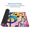 YYHWHJDE Colorful Galaxy Music Note Pattern Large Office Gaming Mouse pad 16 x 29.5 in : Strong Adhesion and Durability Precision Edge Locking view 3