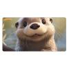 YYHWHJDE Cartoon Otter Picture Large Office Gaming Mouse pad 16 x 29.5 in : Strong Adhesion and Durability Precision Edge Locking view 1