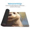 YYHWHJDE Cartoon Otter Picture Large Office Gaming Mouse pad 16 x 29.5 in : Strong Adhesion and Durability Precision Edge Locking view 3