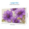 YYHWHJDE Beautiful Purple Flowers Picture Large Office Gaming Mouse pad 16 x 29.5 in : Strong Adhesion and Durability Precision Edge Locking view 2