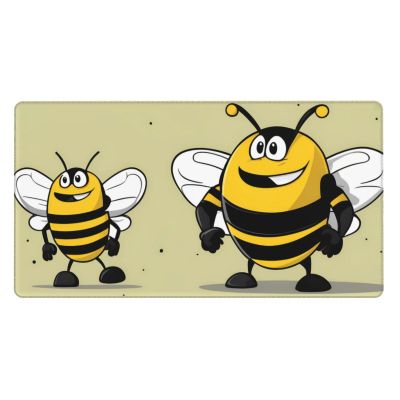 YYHWHJDE Cartoon Bumblebee Pattern Large Office Gaming Mouse pad 16 x 29.5 in : Strong Adhesion and Durability Precision Edge Locking