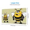 YYHWHJDE Cartoon Bumblebee Pattern Large Office Gaming Mouse pad 16 x 29.5 in : Strong Adhesion and Durability Precision Edge Locking view 2