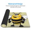 YYHWHJDE Cartoon Bumblebee Pattern Large Office Gaming Mouse pad 16 x 29.5 in : Strong Adhesion and Durability Precision Edge Locking view 3