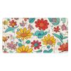 YYHWHJDE Colored Flower Pattern Large Office Gaming Mouse pad 16 x 29.5 in : Strong Adhesion and Durability Precision Edge Locking view 1