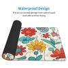 YYHWHJDE Colored Flower Pattern Large Office Gaming Mouse pad 16 x 29.5 in : Strong Adhesion and Durability Precision Edge Locking view 3