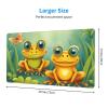 YYHWHJDE Funny Frogs Pattern Large Office Gaming Mouse pad 16 x 29.5 in : Strong Adhesion and Durability Precision Edge Locking view 2