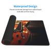 YYHWHJDE Vintage Guitar Picture Large Office Gaming Mouse pad 16 x 29.5 in : Strong Adhesion and Durability Precision Edge Locking view 3