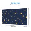 YYHWHJDE Navy Blue Sky and Stars Pattern Large Office Gaming Mouse pad 16 x 29.5 in : Strong Adhesion and Durability Precision Edge Locking view 2